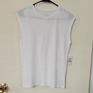 FRAME White Sleeveless Top